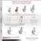 Service Caster 5 Inch Kingpinless V Groove Semi Steel Wheel Swivel Top Plate Caster SCC SCC-KP30S520-VGR - alternate 3